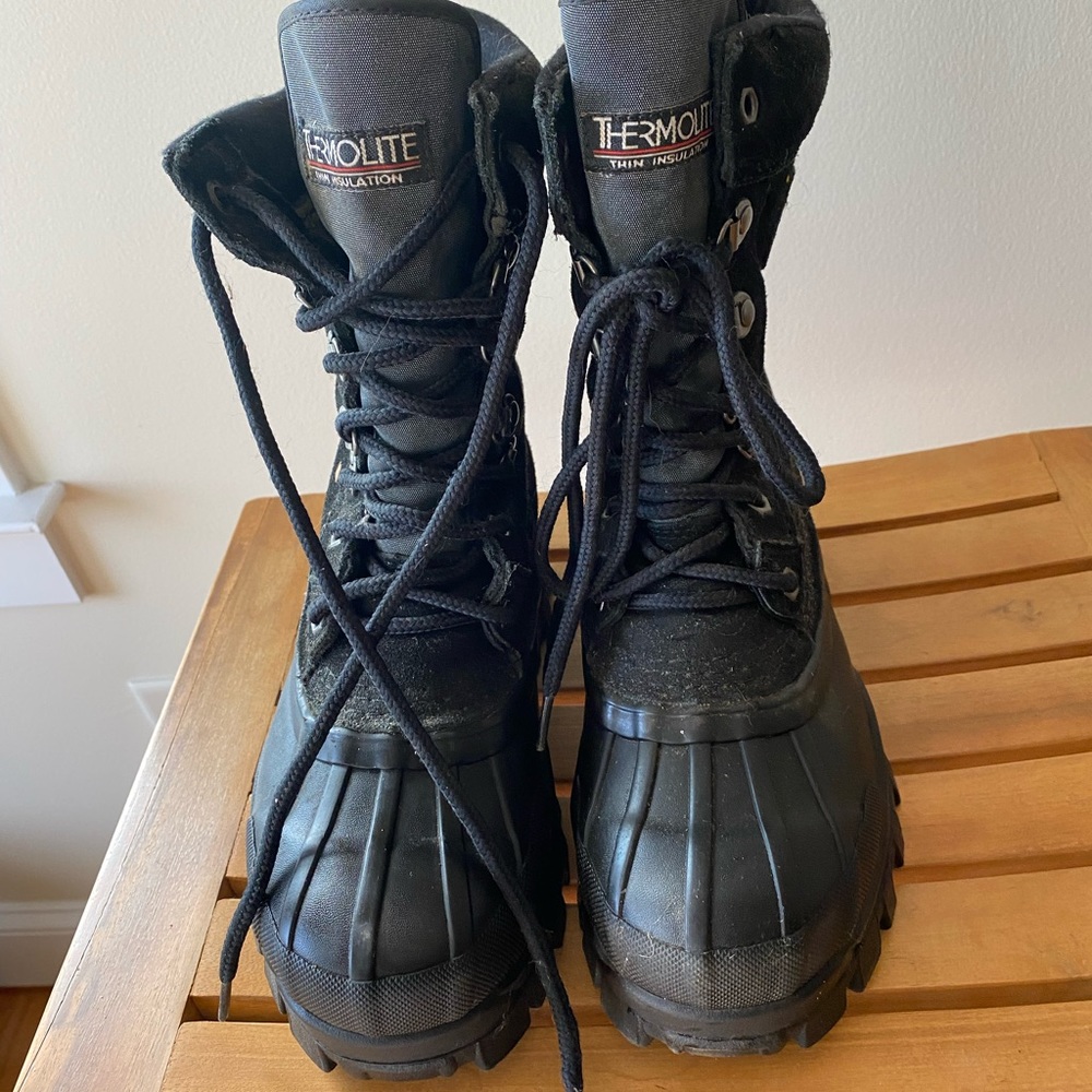 Snowmobiling boots